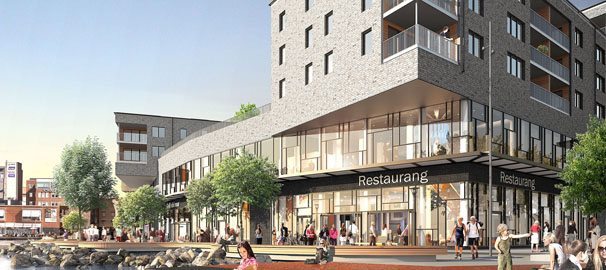 Sista etappen av stadsdelen Atollen byggstartas