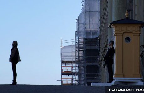 Stockholms slott skiftar sten