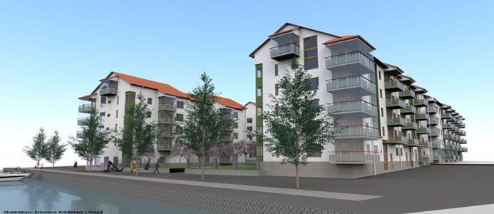 Första spadtaget för Norra Kajen