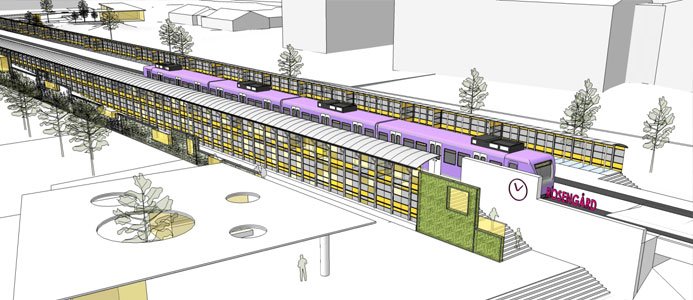 Första spadtag för Station Rosengård