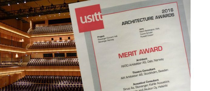 Amerikanskt pris till nordiskt konserthus