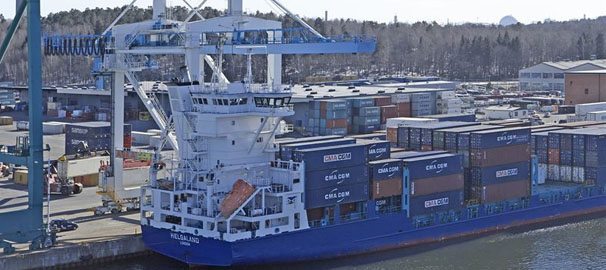 Kraftigt ökade containervolymer i Stockholms Hamnar