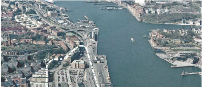 Studenter skissar på framtidens Masthuggskaj