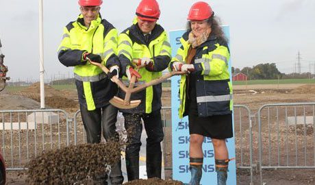 Spadtag för Subarus nya huvudkontor