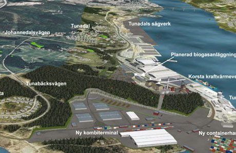 Detaljplanerna för Sundsvall Logistikpark och Korstaverket antagna