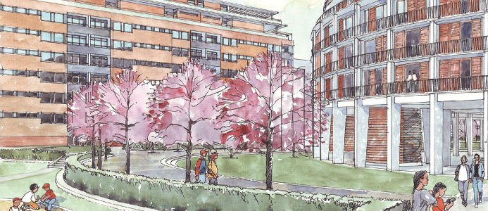 Demonstration mot bostadsbygge