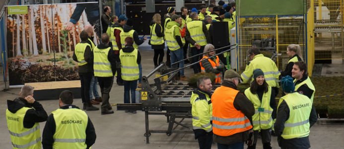 Miljoninvestering för skogsbranschen invigd