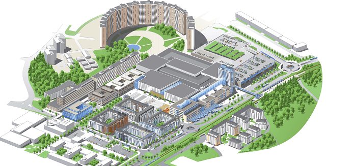 Täby regional stadskärna inom några decennier