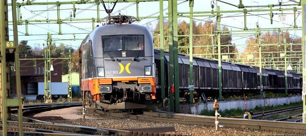 Forskningsprojekt testar tyngre och längre tåg