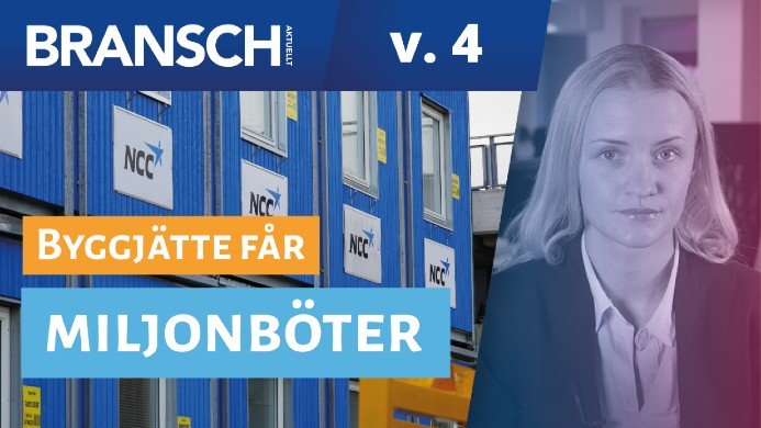 TV: Byggjätte får miljonböter