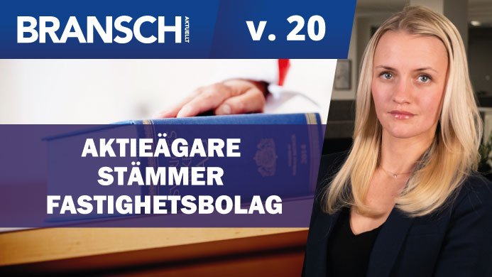 Nyhetssvepet från Branschaktuellt vecka 20