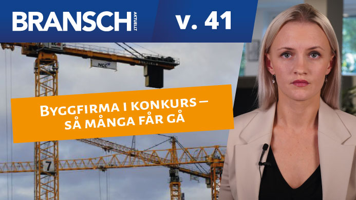 TV: Byggfirma i konkurs – så många får gå