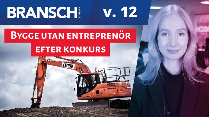 TV: Bygge utan entreprenör efter konkurs