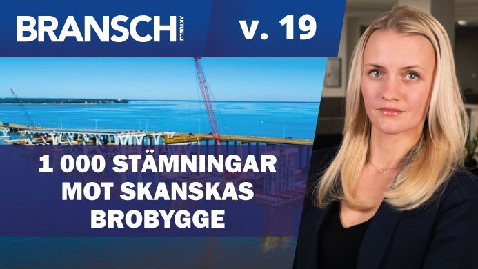 Nyhetssvepet från Branschaktuellt vecka 19