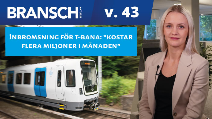 TV: Inbromsning för t-bana: ”Kostar flera miljoner i månaden”