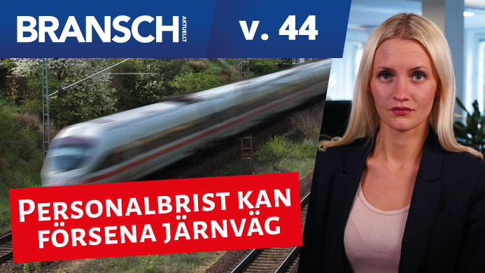 TV: Personalbrist kan försena järnväg