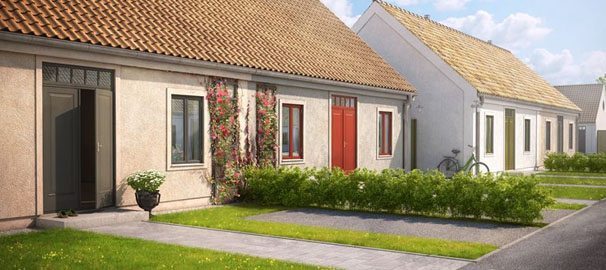 Skånelängor i genuin stil byggs i Torekov