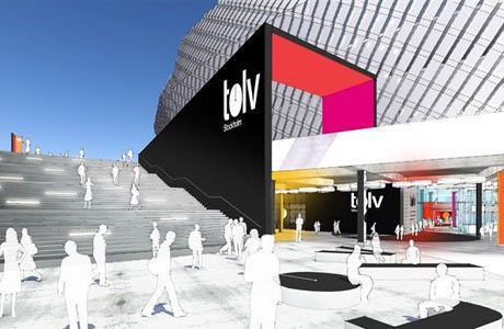 Ny social scen vid Stockholmsarenan