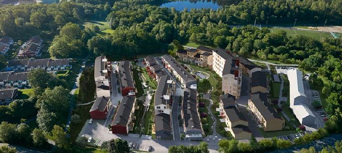 Serneke bygger vidare på Trädgårdsstaden i Borås