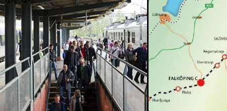 Underhållsarbeten skapar trafikproblem på Västra stambanan