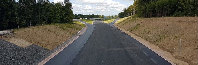 Vägprojektet klart ett halvår före tidplan
