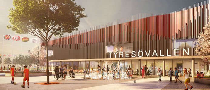 Delar av bygget stoppas