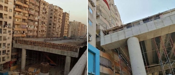 Chockbygget: Motorväg byggs 40 cm från husen