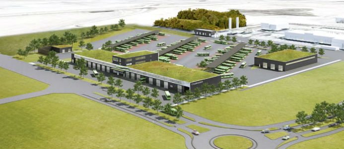 Ny stadsbussdepå, höga krav på säkerhet