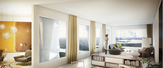 Ja till bostadstorn i Djurgårdsstaden