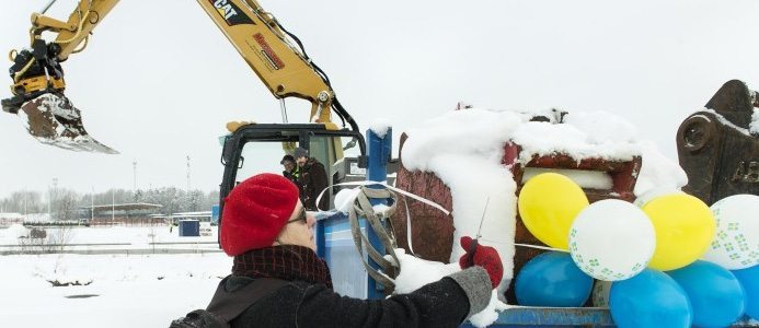 Första huset byggs i Vallastaden