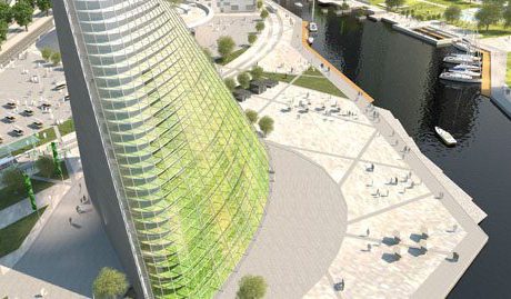 Vertikalt växthus av Sweco får miljöpris i New York