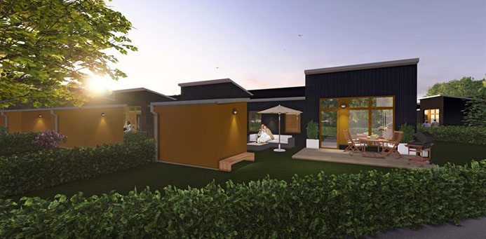 Växjös grönaste radhus byggs i Vikaholm