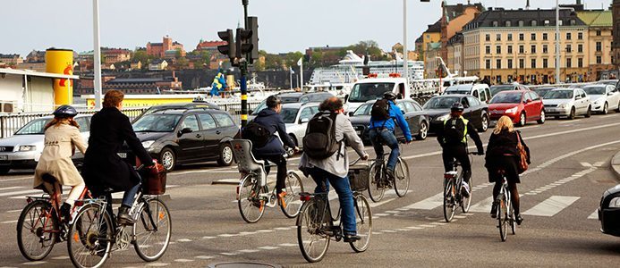 VTI har genomfört en studie om cyklister och hastighet. Foto: Mostphotos
