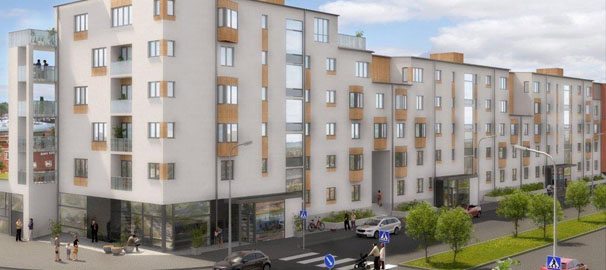 NCC bygger 126 bostäder åt Riksbyggen i Kalmar