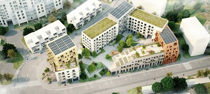 Wättingeområdet i Tyresö Källa: Belatchew Arkitekter