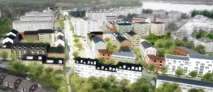 Så kan centrala Älta se ut 2025