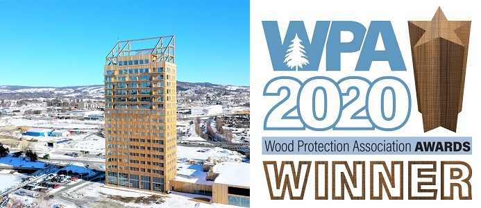 Woodsafe prisas för träfasad  – blev årets projekt  2020