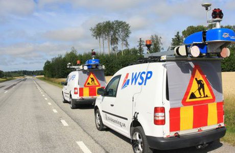 WSP laserskannar och fotograferar stomvägnätet