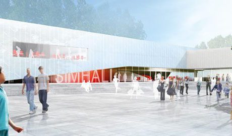 NCC bygger torrt i Ystads nya badhus