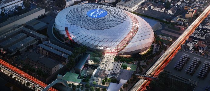 Här byggs LA Clippers nya arena för 14,9 miljarder