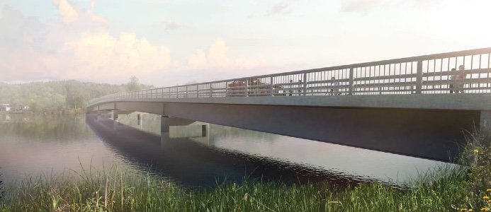 Ny stålbro redo för trafik – i 120 år