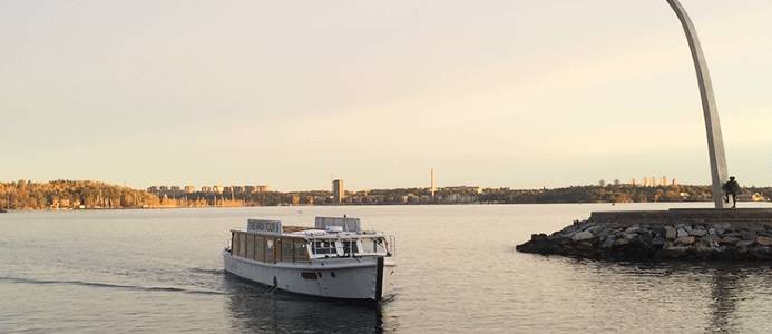 Startskott för eldriven pendelbåtlinje