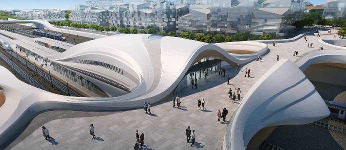 Nya planen för Väsby Entré