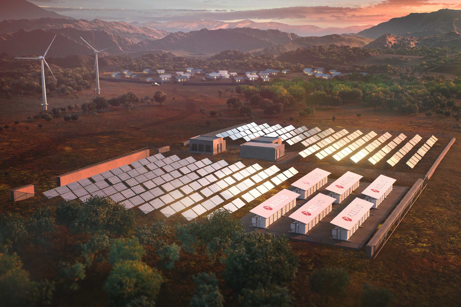 Azelio tecknar order i Sydafrika