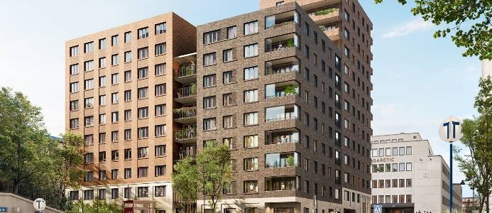 Betonmast premiärbygger åt Balder i Stockholm