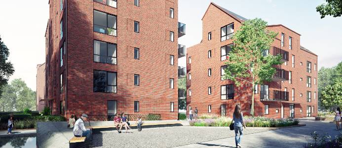 Byggstart för 113 nya bostäder i Lund