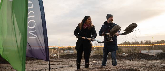 Spadtag för regionens största stadsomvandling