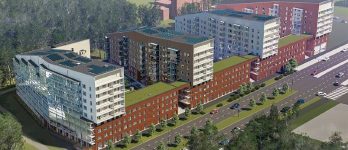 NCC bygger 191 lägenheter åt NREP i finska Esbo