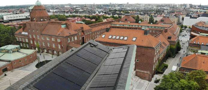 KTH Campus får sex nya solcellsanläggningar