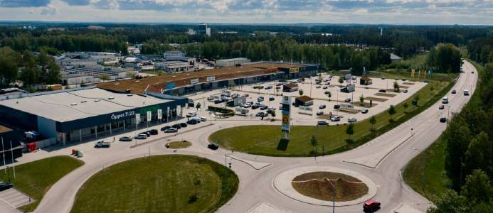 Handelsfastighet först ut med guldcertifiering